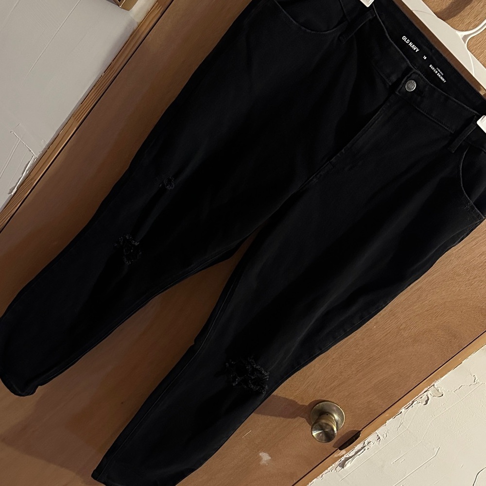 Old Navy Women's Black Skinny Jeans
